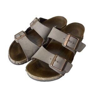 Birkenstock Arizona Kids Sandals EU 33 US 3 Brown Adjustable Straps Slides
